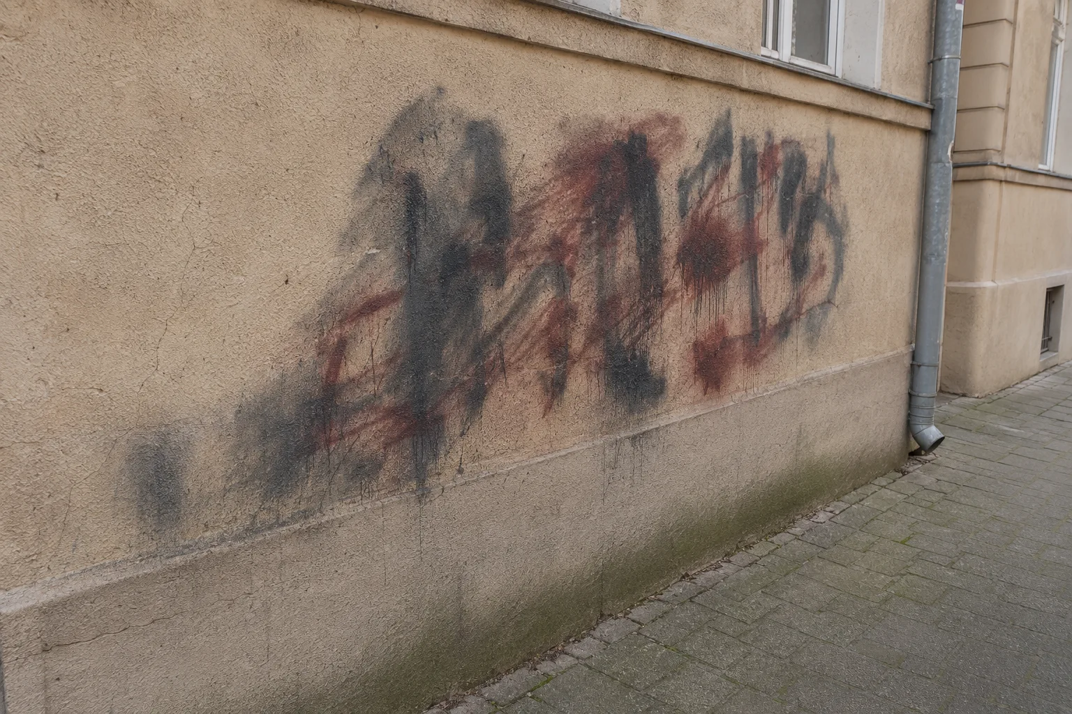 Prenzlauer Berg vor Graffitientfernung